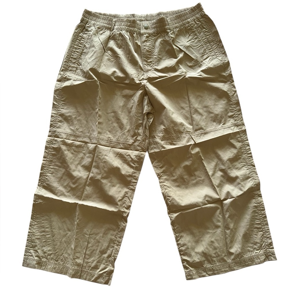 NWT Offline By Aerie Tan Relaxed Fit Windbreaker Pants XL Short